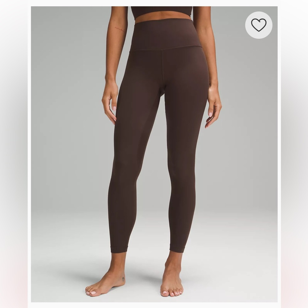 lululemon athletica Dark brown Leggings 28”